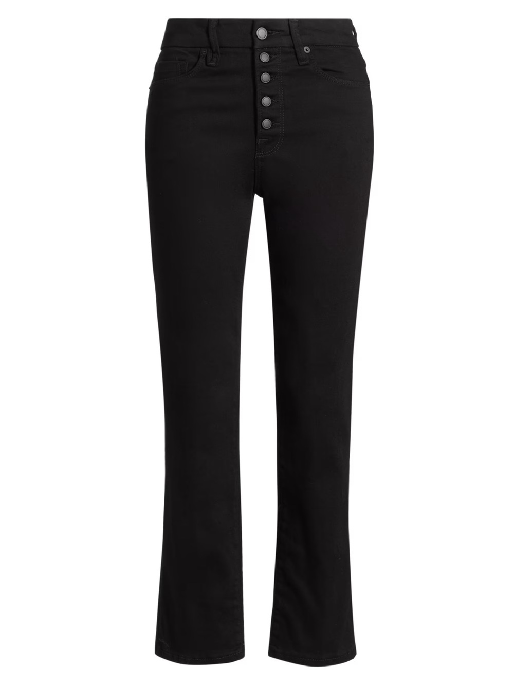 Paige Black High-Rise Button-Fly Women’s Jeans